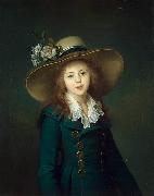 elisabeth vigee-lebrun Portrait of Elisaveta Alexandrovna Demidov nee Stroganov (1779-1818), here as Baronesse Stroganova France oil painting artist